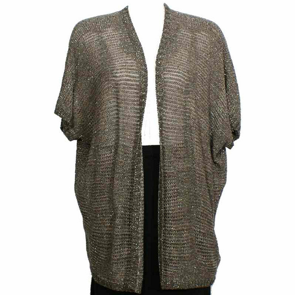 Variegated Links Sparkle Oval Cardigan M